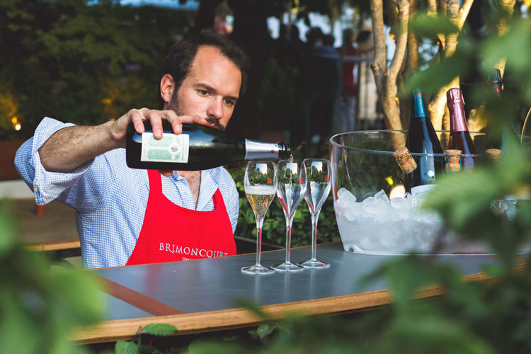 Le champagne Brimoncourt lance sa nouvelle cuvée dans le Jardin des Tuileries