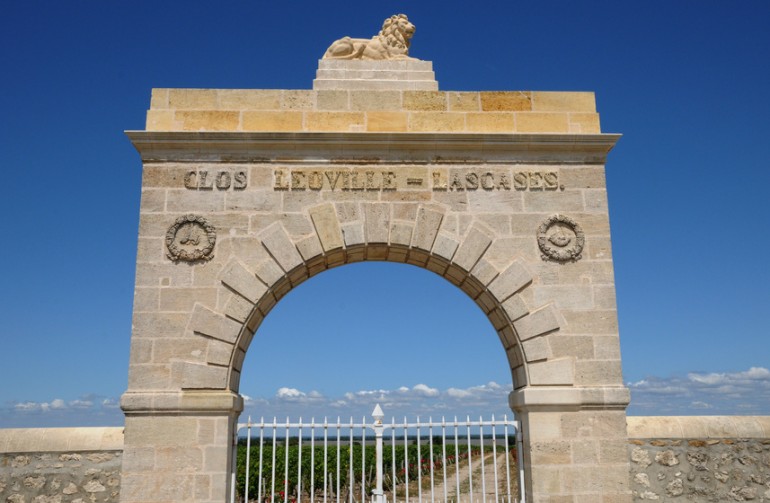 La célèbre entrée du château Léoville Las Cases