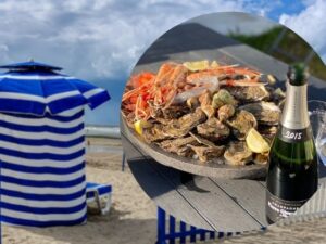 On a testé pour vous : fruits de mer et champagne Gimonnet Fleuron 2015