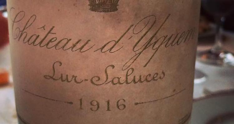 Vieux vin, Yquem 1916. Vinoptimo