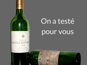 Les grands crus en blanc sec bordelais demandent de la patience